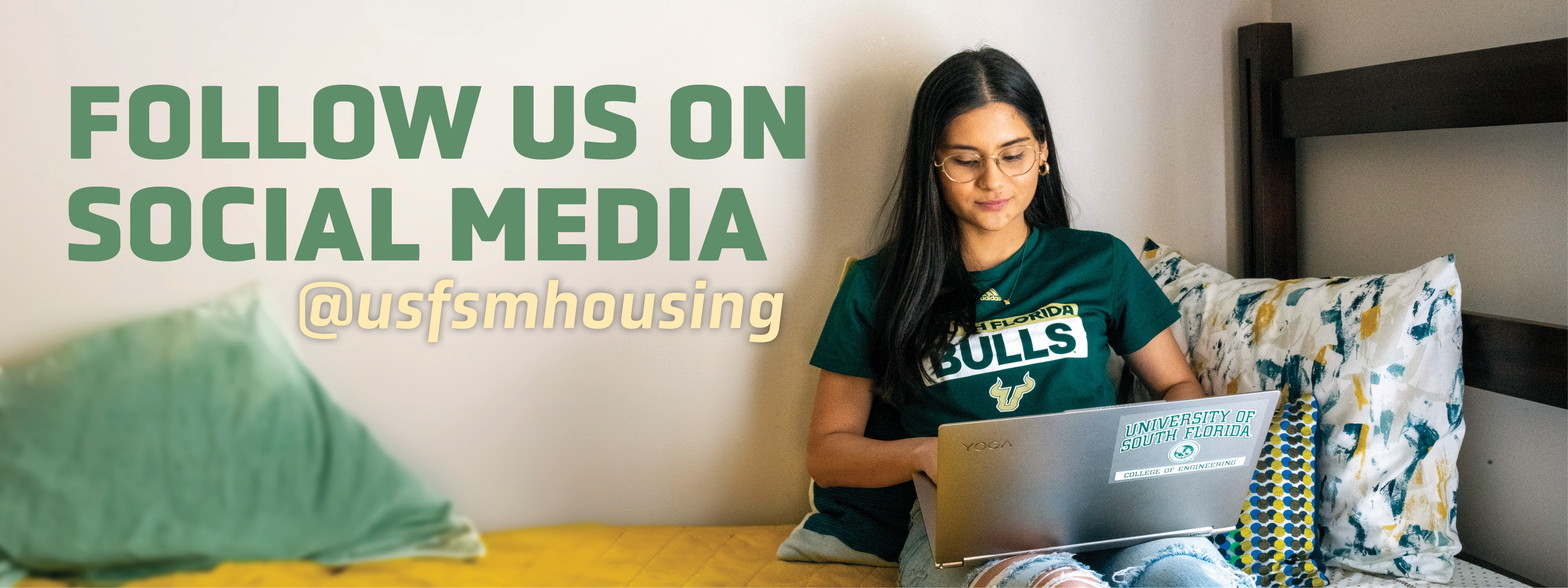 Follow us on social media! @usfsmhousing