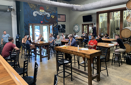 Introduction to Beer Science students visit Calusa Brewery