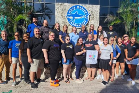 Brittany Devlin at ASRT conference