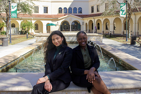 Gov. Alexandra Lopez and Lt. Gov. Bethsagena Thalon