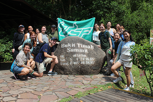 Study Abroad Students posing for a picture