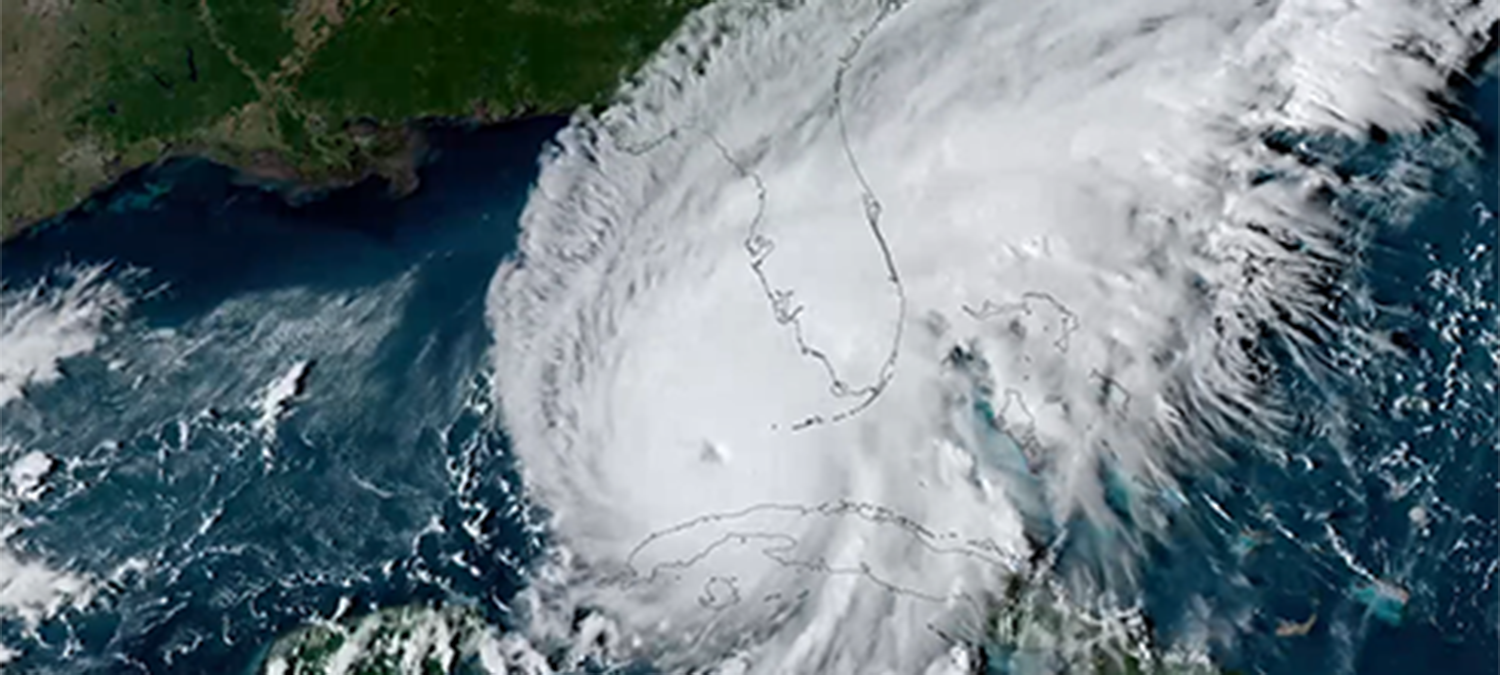 Hurricane Ian approaches southwest Florida in September 2022.