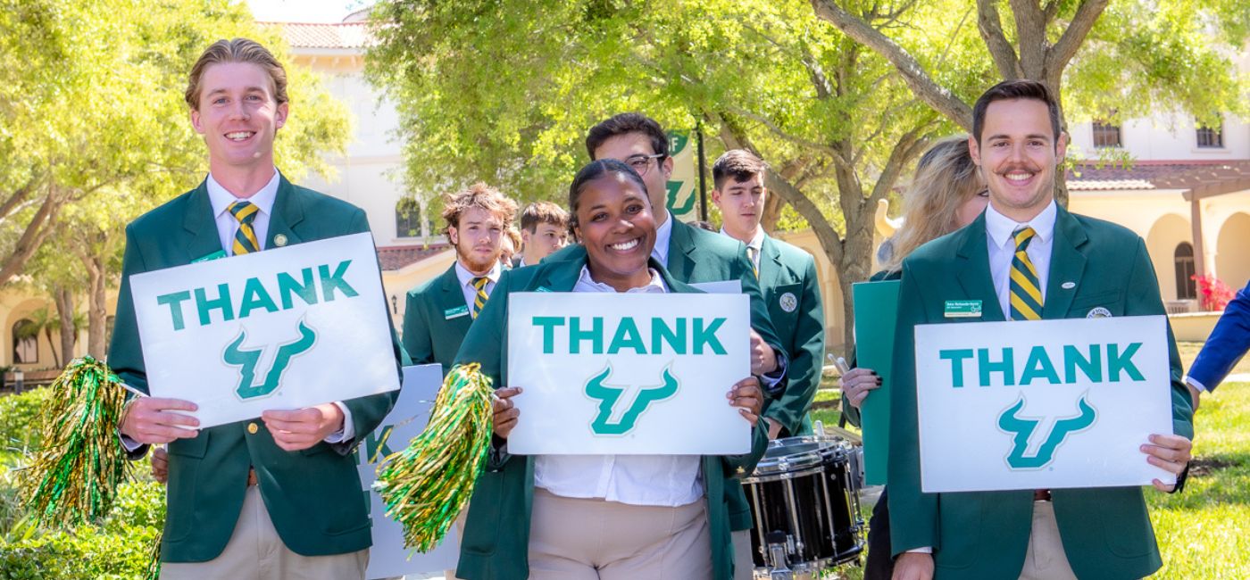 Student Ambassadors at Brunch on the Bay