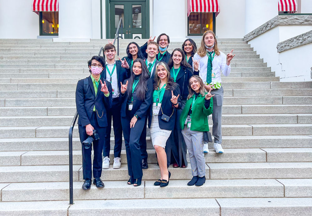 USF Students on Capitol steps