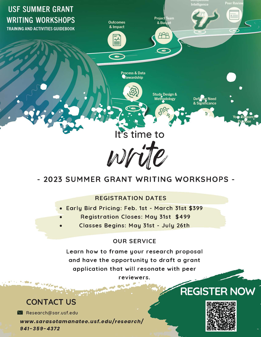 Summer Grant Workshop flyer